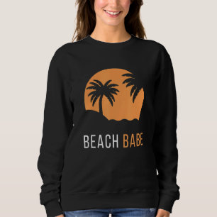 Sudadera Playa Babe Verano Vacaciones Palmeras Y Sunshine