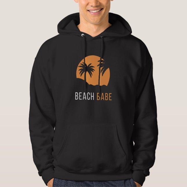 Sudadera Playa Babe Verano Vacaciones Palmeras Y Sunshine (Anverso)