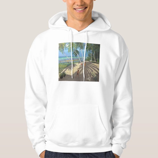Sudadera Playa Barbados 2013 de Clovelly de las palmeras (Anverso)