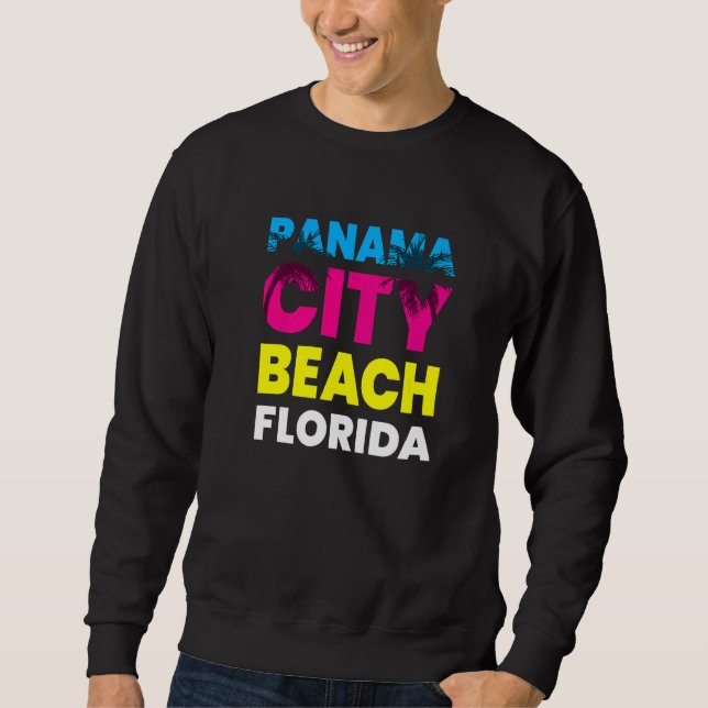 Sudadera Playa Ciudad de Panamá Florida Recuerdo de vacacio (Anverso)