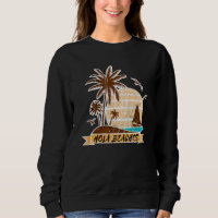 Playa de arena de palmeras vacaciones de verano Tr