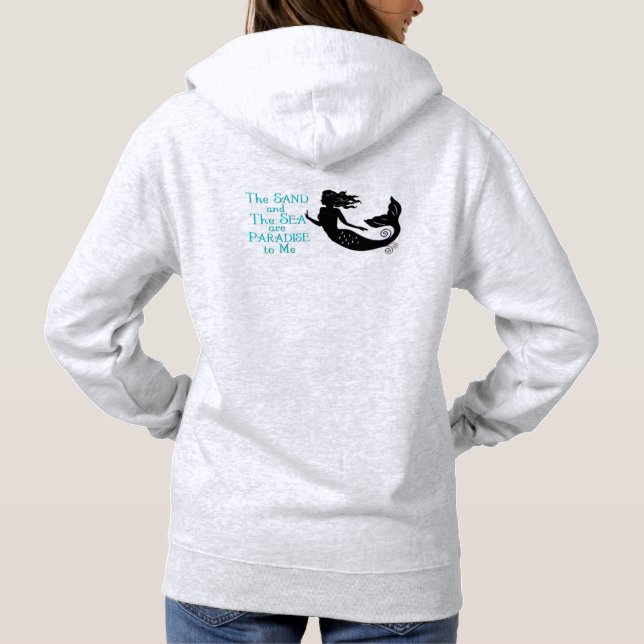 Sudadera Playa de arena y mar Sirena Thunder_Cove  (Reverso)