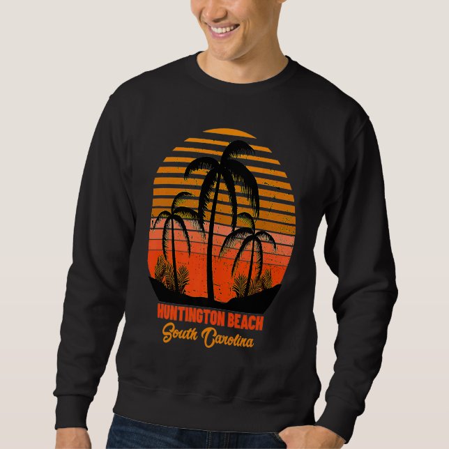Sudadera Playa de Huntington Carolina del Sur (Anverso)