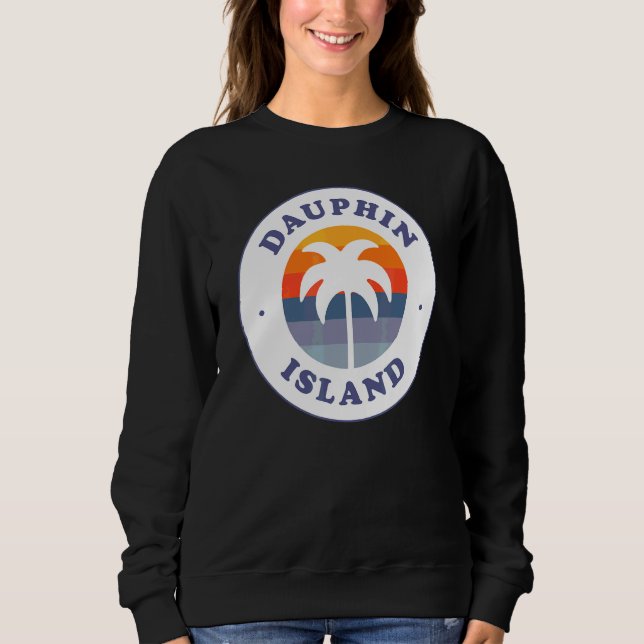 Sudadera Playa de la Isla Dauphin Alabama Al Gulf Coast Sou (Anverso)
