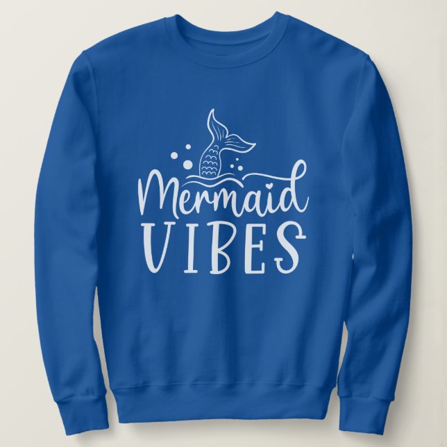 Sudadera Playa de Mermaid | Vibes de sirenas (Anverso del diseño)