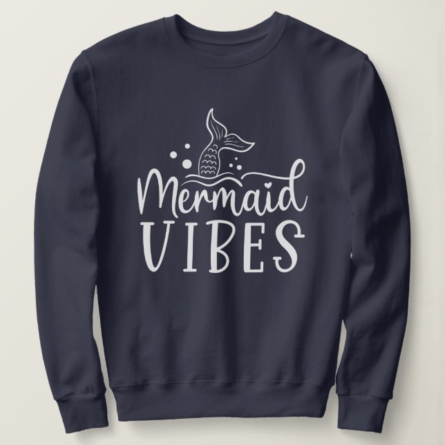 Sudadera Playa de Mermaid | Vibes de sirenas (Anverso del diseño)
