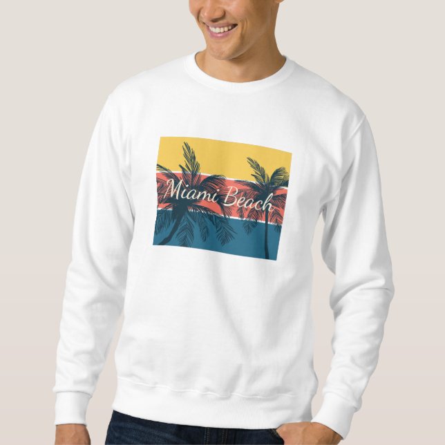Sudadera Playa de Miami (Anverso)