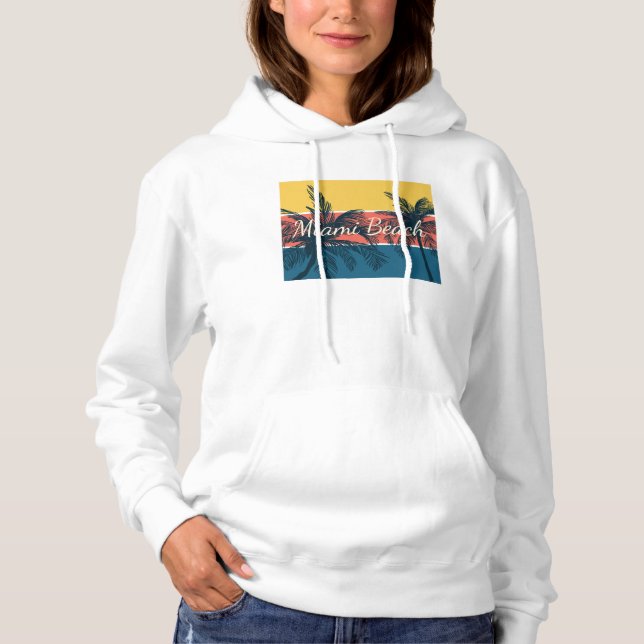 Sudadera Playa de Miami (Anverso)