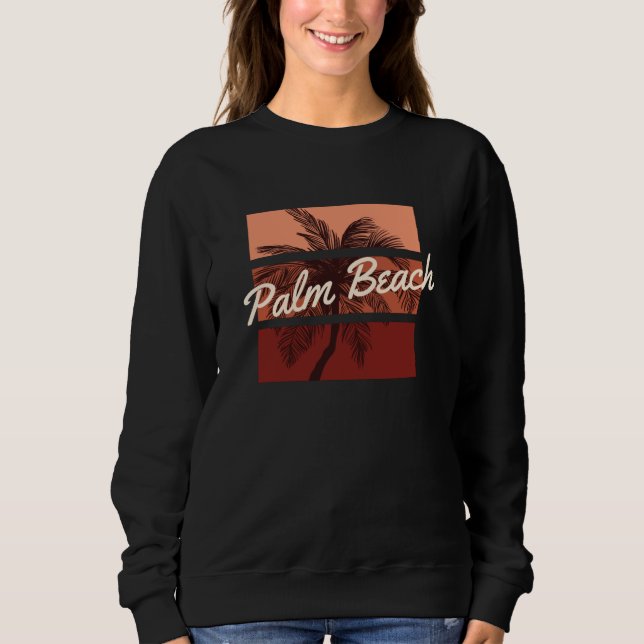 Sudadera Playa de Palm Beach (Anverso)