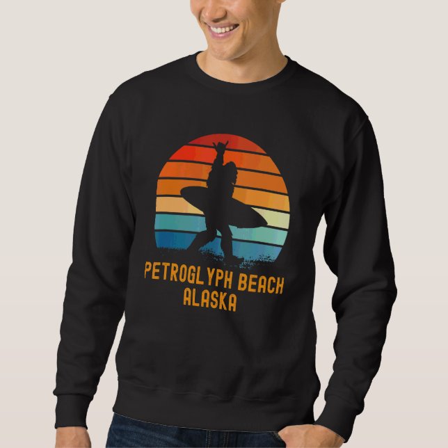 Sudadera Playa de Petroglyph Alaska Sasquatch Souvenir 1 (Anverso)