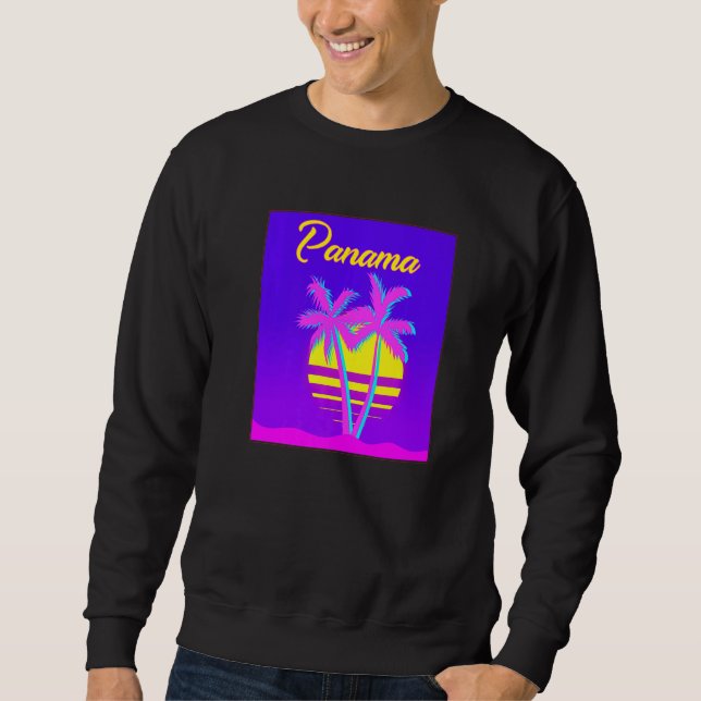 Sudadera Playa de vacaciones de verano en Panamá (Anverso)