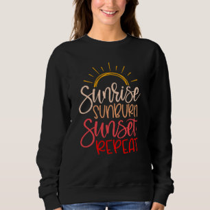 Sudadera Playa de vacaciones de verano Sunrise Sunburn Suns