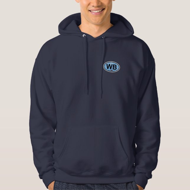 Sudadera Playa de Wrightsville (Anverso)