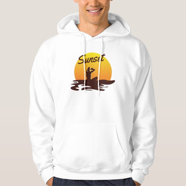 Sudadera Playa del Atardecer (Anverso)