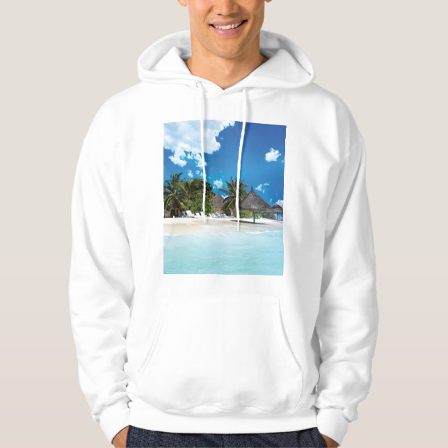 Sudadera Playa exótica (Anverso)