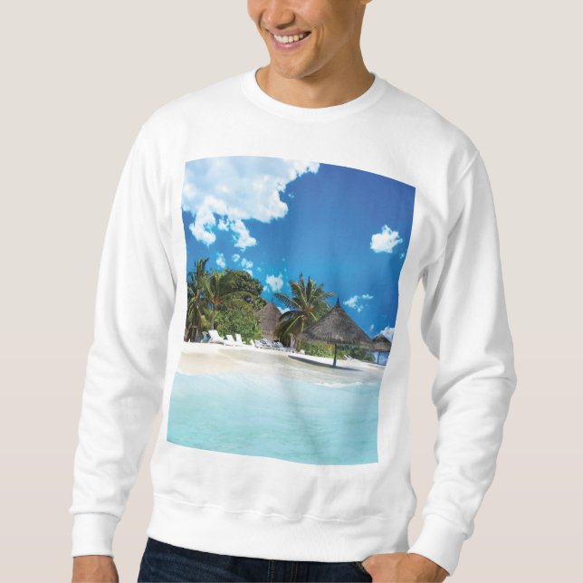 Sudadera Playa Exótica (Anverso)