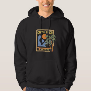 Sudadera Playa Gráfica de Surfing de Carmel Beach Californi