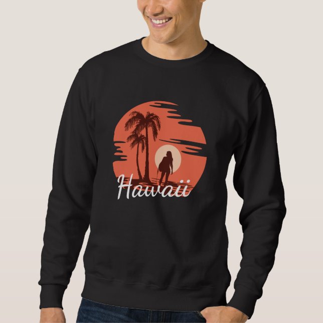Sudadera Playa Hawaii (Anverso)