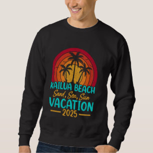 Sudadera Playa Kailua Hawaii Arena Mar Sol Vacaciones 2025