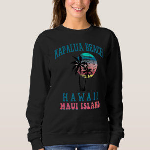 Sudadera Playa Kapalua Maui Hawaii Playa Palm Trees Verano