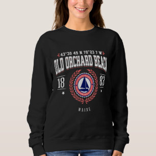 Sudadera Playa Old Orchard Maine Barco de Vela Náutico Play