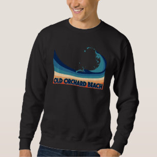 Sudadera Playa Old Orchard Maine Surf Retro Embarcaciones y