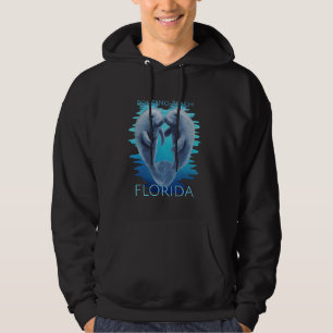 Sudadera Playa Pompano Florida Vacaciones Cute Manatees Mar