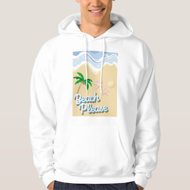 Sudadera Playa por favor (Anverso)