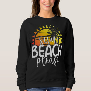 Sudadera Playa Sun Beach Por Favor Playa Tropical De Verano