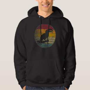 Sudadera Playa Tropical Turca De Pájaros Gif Retro Estilo V