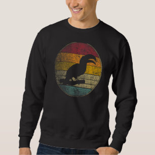 Sudadera Playa Tropical Turca De Pájaros Gif Retro Estilo V