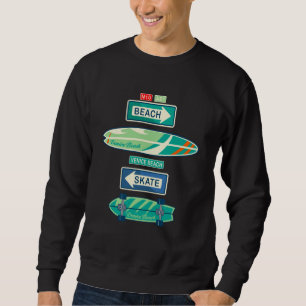 Sudadera Playa Venice Surf Skate Vida en la Playa