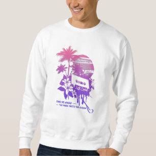 Sudadera Playa Y Palmeras Musicales