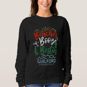 Sudadera Playas Alcohol Y Amigas Guilford Verano Connecti