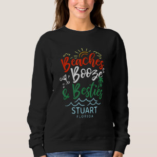 Sudadera Playas Alcohol Y Amigas Stuart Verano Florida Tr