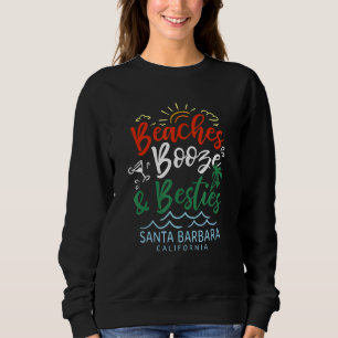 Sudadera Playas Booze Y Bestias Santa Barbara Cal