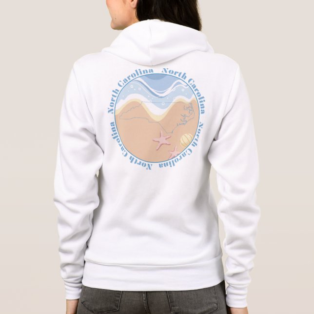 Sudadera Playas de Carolina del Norte (Reverso)