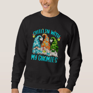 Sudadera Playas De Hawái Gnomes Para El Verano Chillin Con 