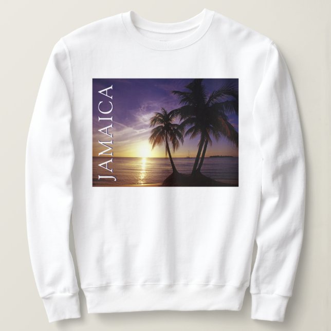 Sudadera Playas en Negril Jamaica (Anverso del diseño)