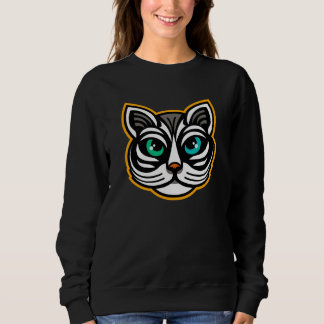 Sudadera Playful Odd Cat Sweatshirt Art