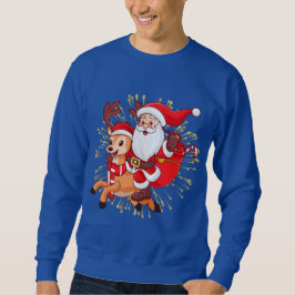 Sudadera **"Playful Santa Claus Design – Fun and Festive Ch