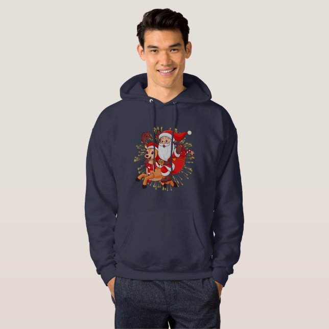Sudadera **"Playful Santa Claus Design – Fun and Festive Ch (Anverso completo)