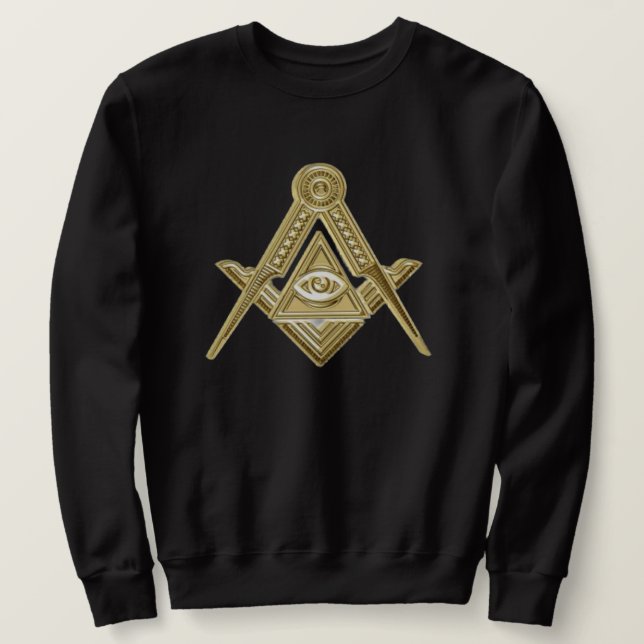 Sudadera Plaza Freemason y Masonic Black (Anverso del diseño)