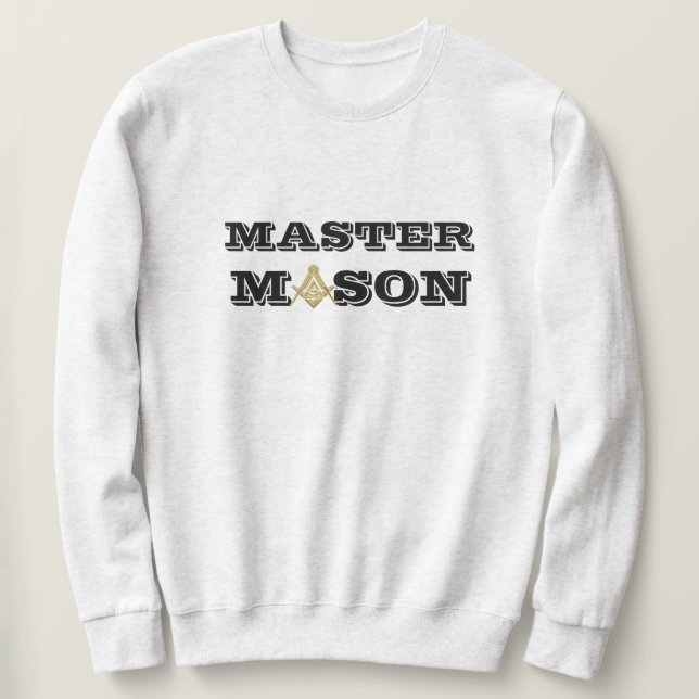 Sudadera Plaza Freemason y máster maestro de la brújula (Anverso del diseño)