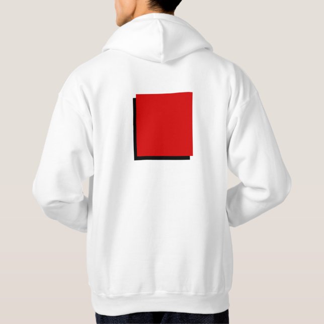 Sudadera Plaza Roja de Arte Bauhaus Clásico (Reverso)