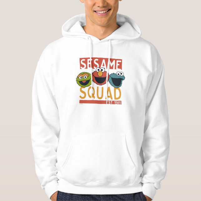 Sudadera Plaza Sésamo - Escuadrón Sésamo (Anverso)