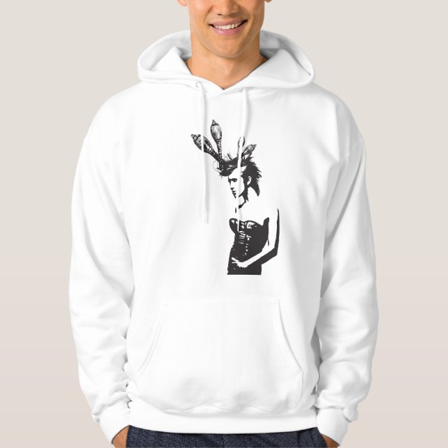 Sudadera Plena Punk Puerto Rican Art Men's Pullover Hoodie (Anverso)