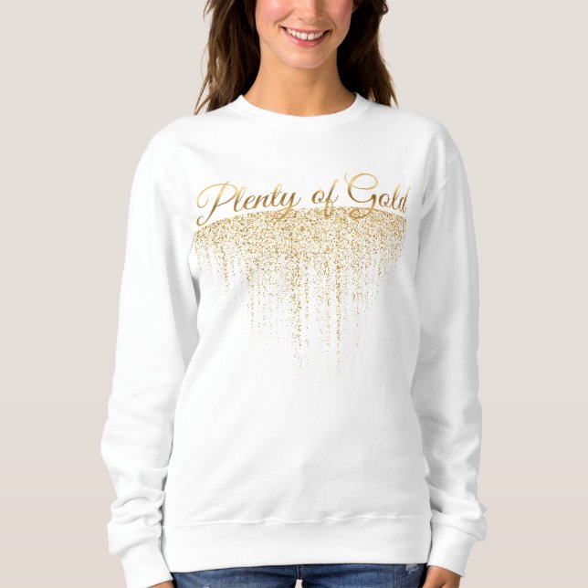 Sudadera Plenty of Gold Golden Glitter (Anverso)