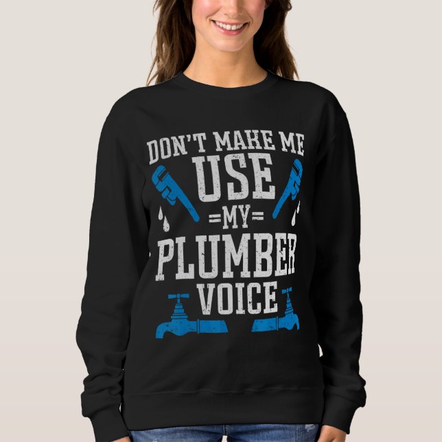 Sudadera Plomero de fontanería (Anverso)