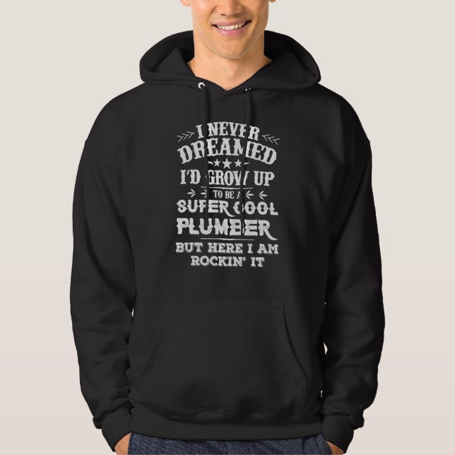 Sudadera Pluma Pipefitter Nunca Sueño Pero Roc (Anverso)